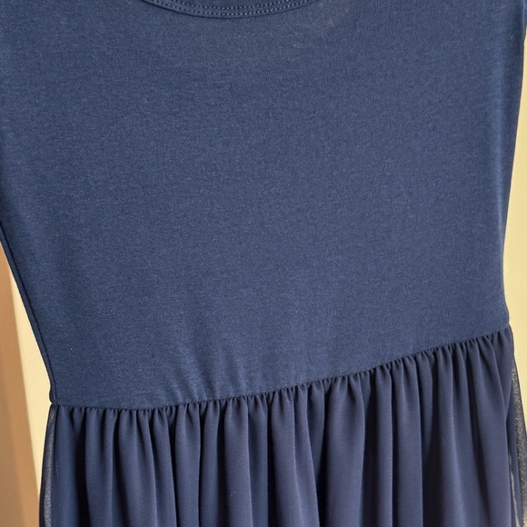 Gap Blue Long Sleeve Fit & Flare Mini Dress - Small Petite NWT - Picture 6 of 6